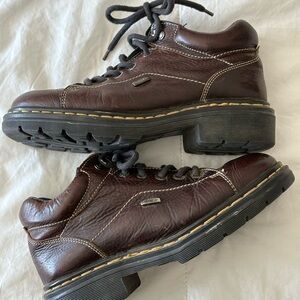 Dr. Martens Brown Leather Lace-Up Boots